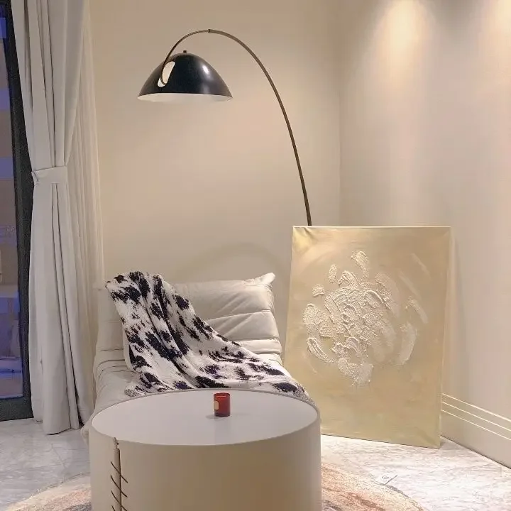 Italian Light Luxury Tea Table,  Small Unit, Modern and Simple Saddle Tea Table, Creative Combination of Tea Table Size image 5