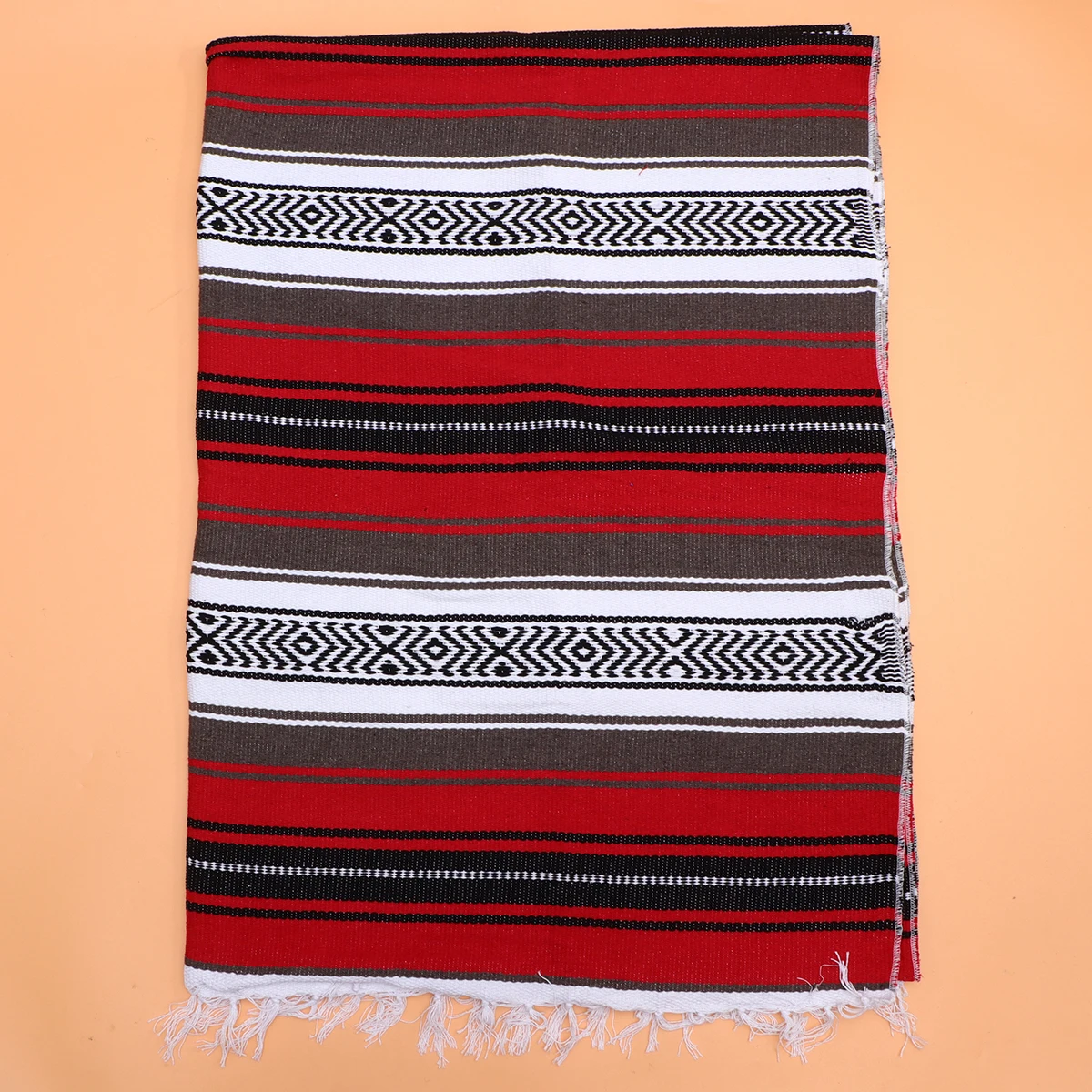 

Folding Jacquard Shawl Mat Travel Blankets Cotton Throws for Sofas Large Thick Blended Cape