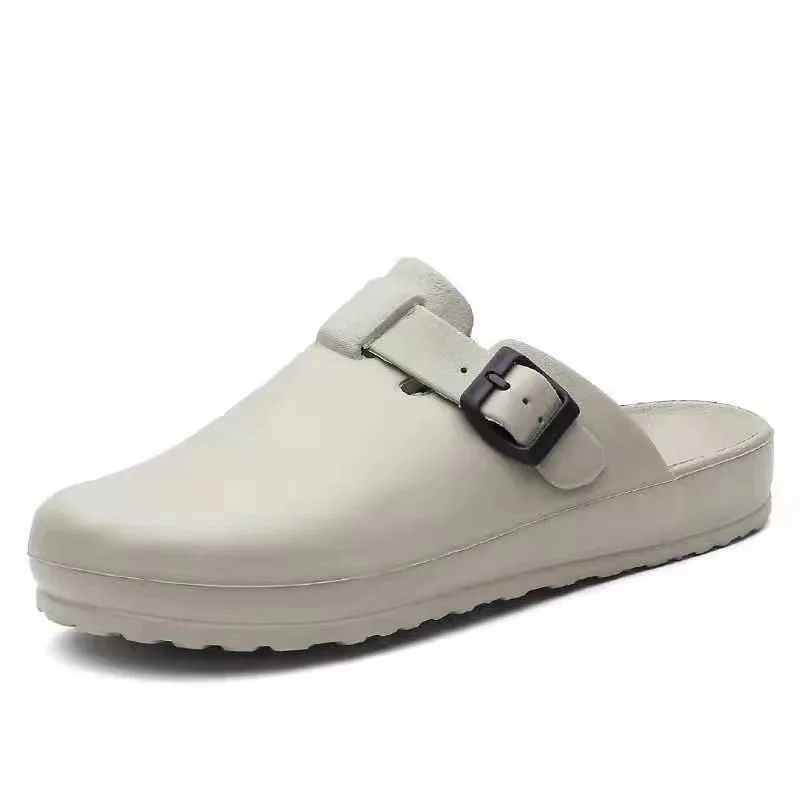 Asgard-chinelos planos antiderrapantes para homens e mulheres, sapatos de jardim casuais, unisex, leves, respiráveis, sandálias de praia, interior,