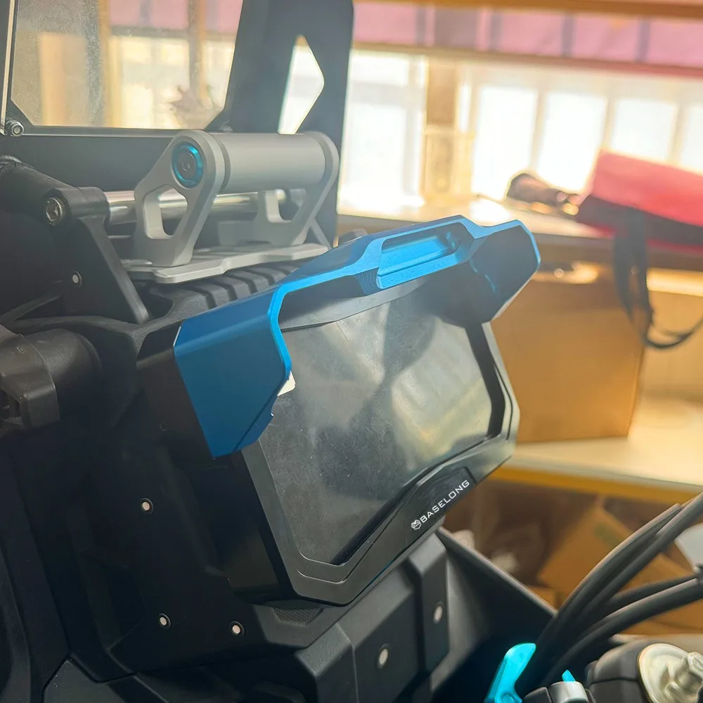 ل CFMOTO 450 MT 450 450MT Ibex 450 Ibex450 2024 2025 2026 TFT الحرس مع الشمس قناع متر غطاء إطاري شاشة وهج درع الحرس