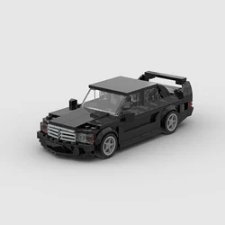 MOC Racing Car City Speed Champions Sports Building Blocks Bricks Supercar Racers Vehicle Technique Gift Kids Toys DIY E190 EVO2