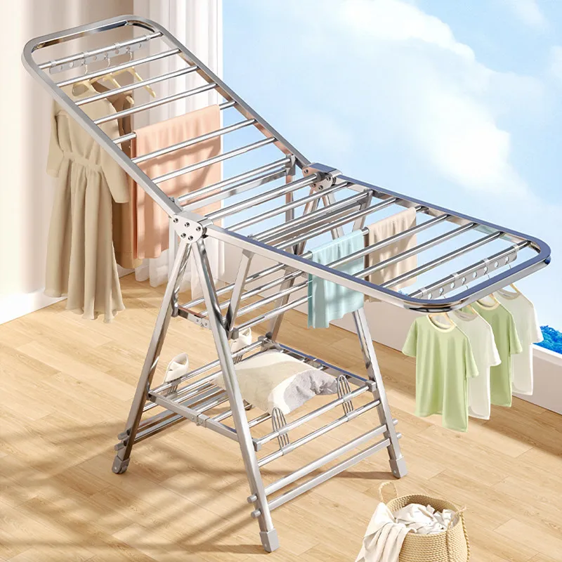 Etagere-a-linge-autoportante-en-acier-inoxydable-reglable-en-forme-d'aile-pliable-pour-interieur-et-exterieur-balcon-villa-rangement