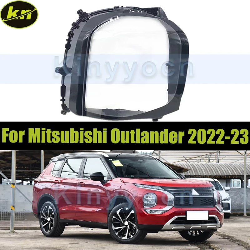 

Car Headlight Cover Shell For Mitsubishi Outlander 2022-2023 Front Headlight Glass Cover Shell Replacement Lampshade