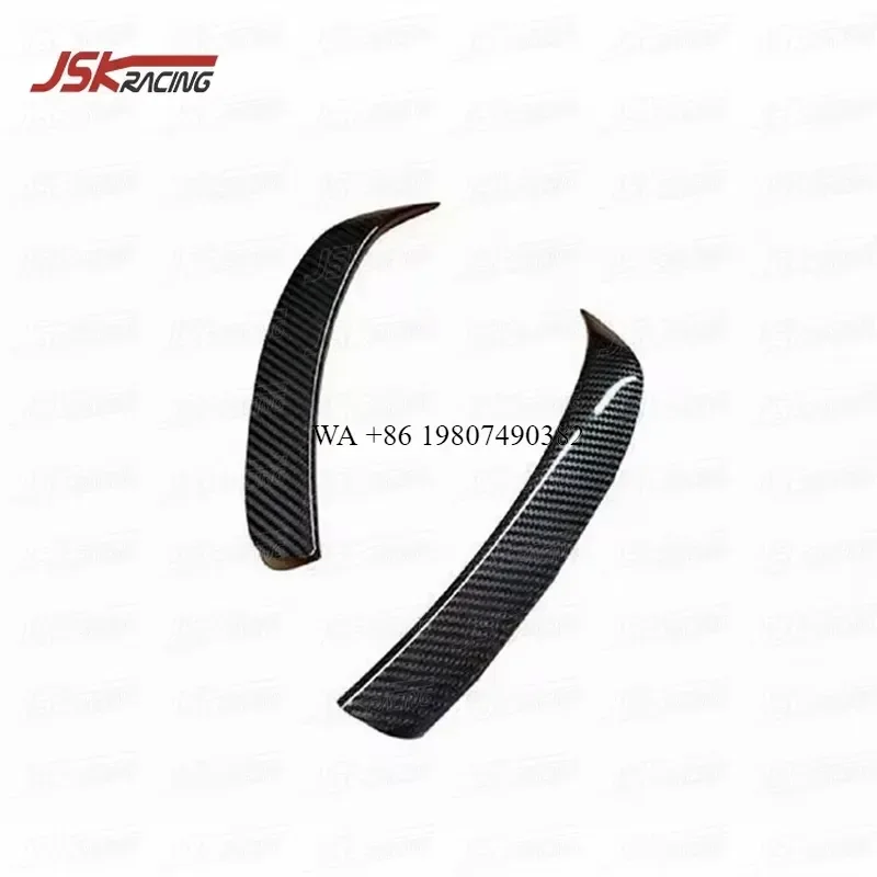 Wmwmnu Dry Carbon Fiber Front Bumper Canards for F80 M3 F82 M4 2019-2021 NOVT Style Splitter Lip Winglets Aerodynamic