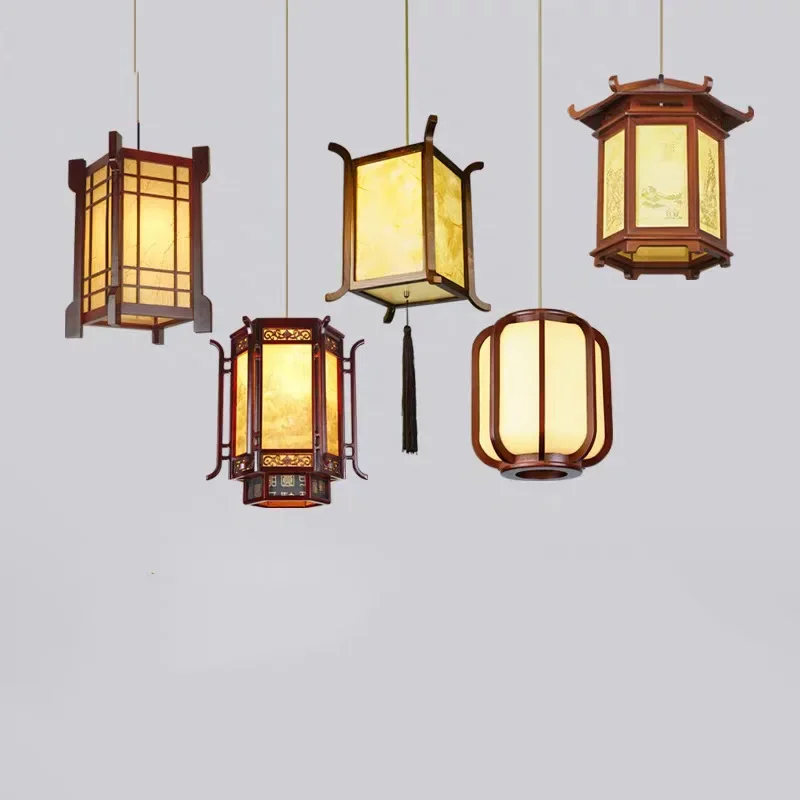 Chinese antique palace lamp balcony corridor hot pot hotel lantern lamp outdoor printing advertisement catering decoration small