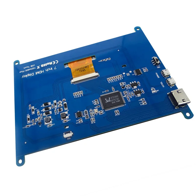 7-дюймовый 1024x600 не сенсорный ЖК-Дисплей HDMI Raspberry Pi 7-дюймовый экран монитор совместимый с Raspberry Pi/Banana Pi