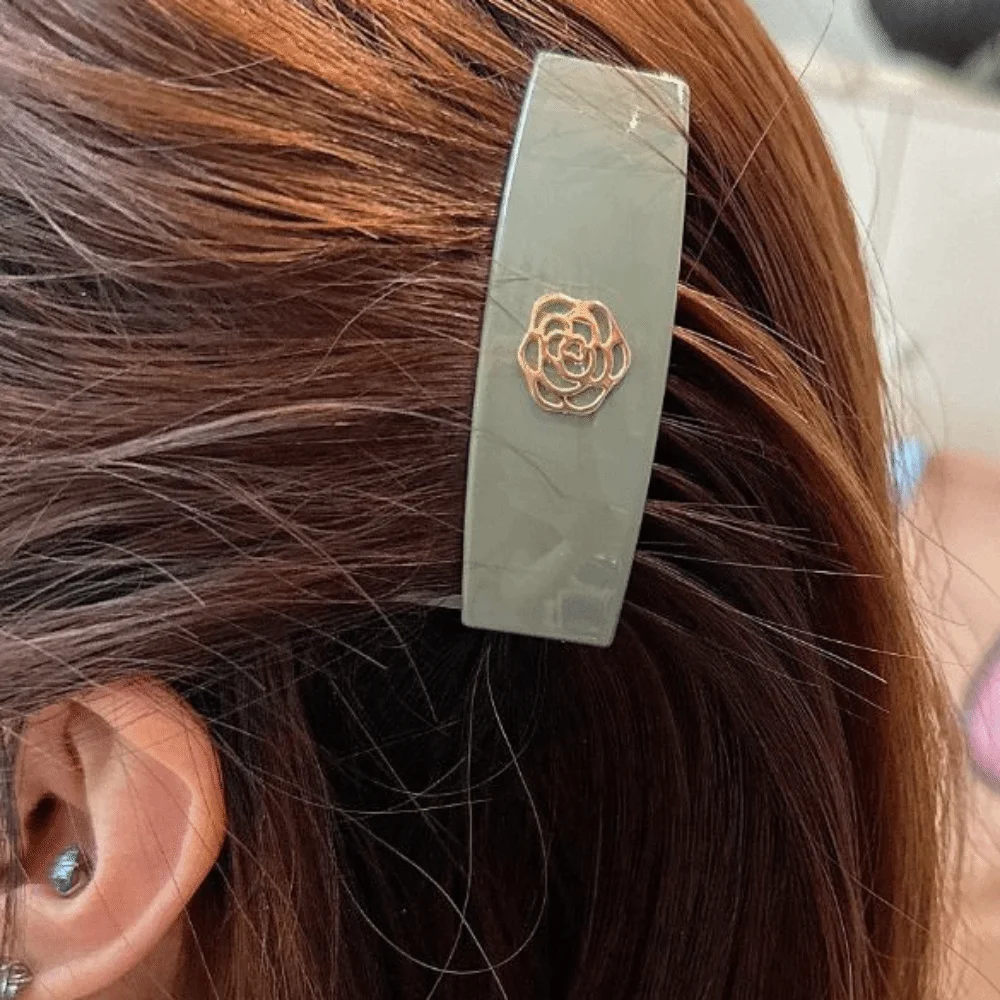 الأسنان مشط الشعر دبوس الشعر أمشاط ثابتة تصفيف أداة زهرة الجانب كليب الكورية نمط أغطية الرأس المشابك كاميليا مشبك شعر