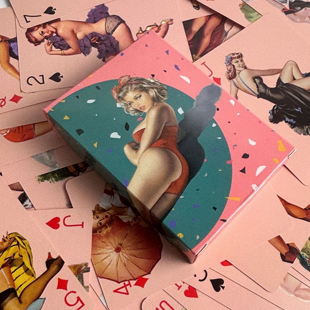 Pin-up Girls Playing Cards Vin - Vintage Collectible Playing Cards ulasan dan harga