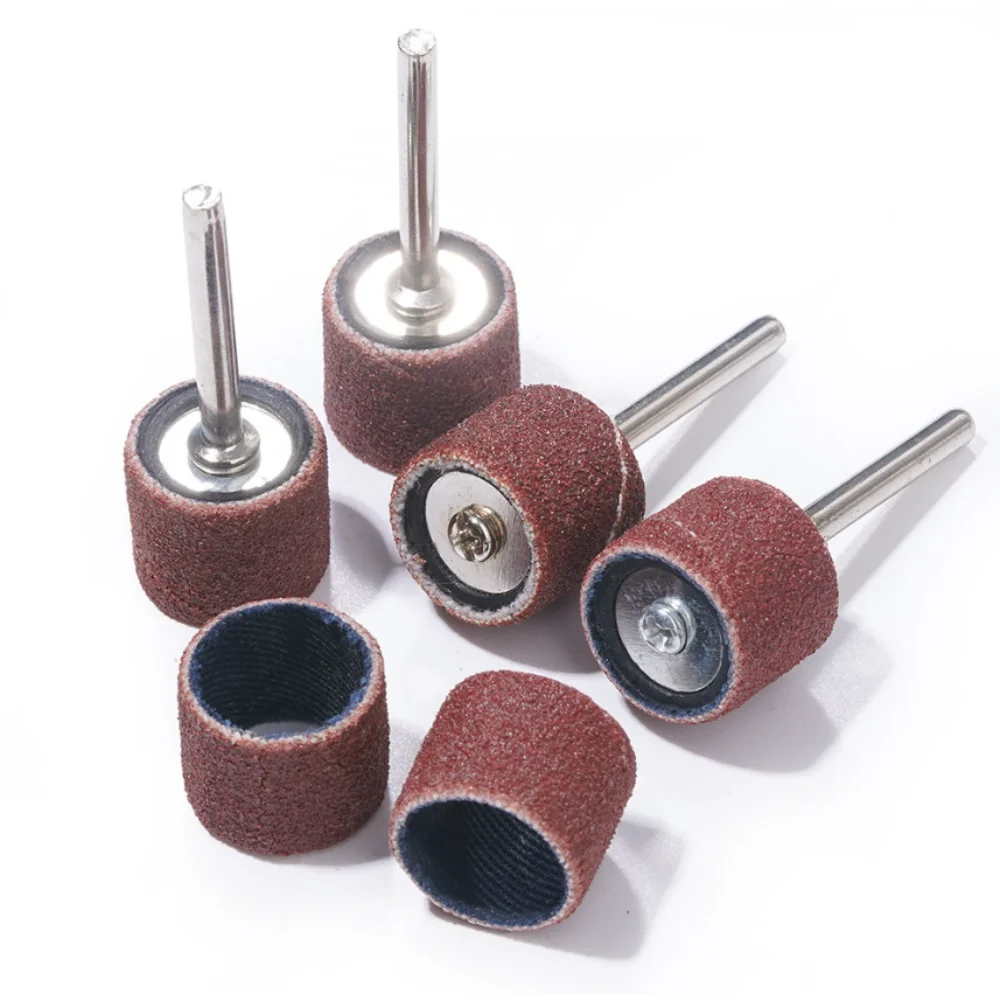 For  Dremel Accessories Grit 40-600# Sanding Bands Mandrel Rotary Tool Nail Drill Bits Electrical Tools