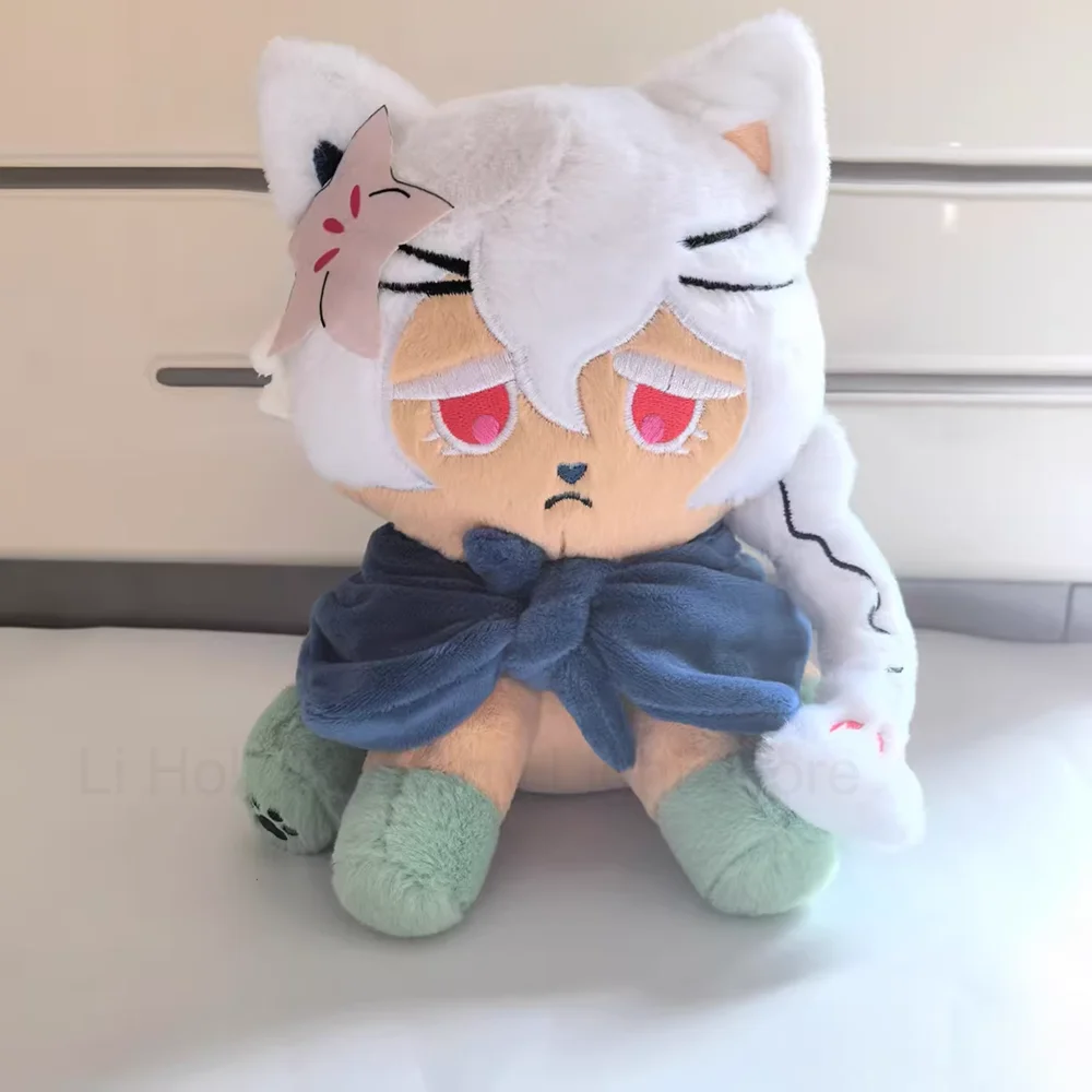 

Cute Cookie Run White Lily Cat Plush Toy Soft Stuffed Kingdom Animal Cute Cartoon Doll Gift Fans Home Birthday Doll Decoration