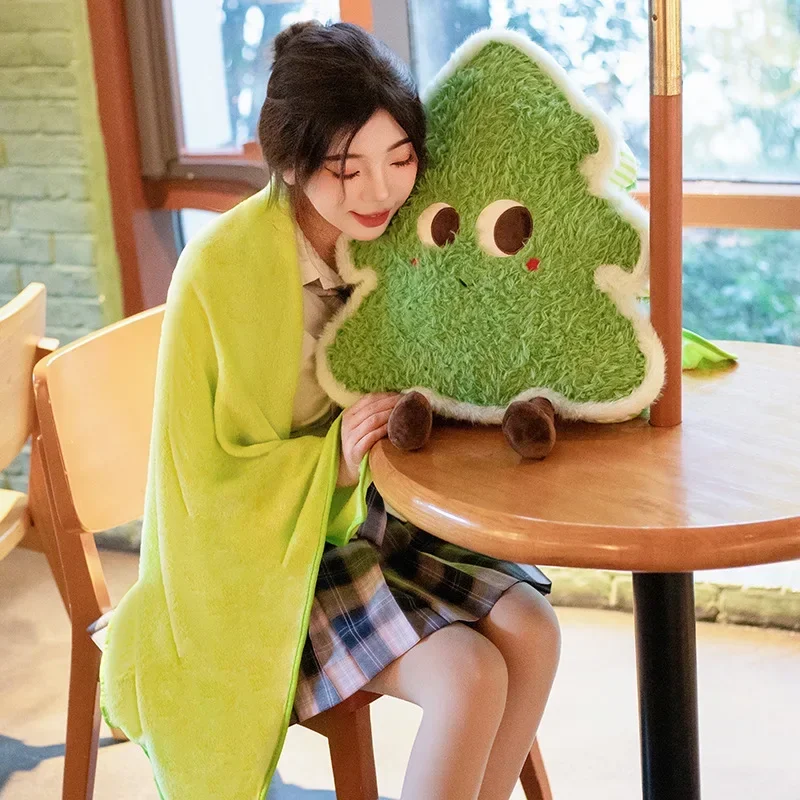 

Christmas Stuffed Animal Soft Christmas Tree Plush Toy Holiday Plush Cuddle Pillow for Kids Christmas Party Home Decoration