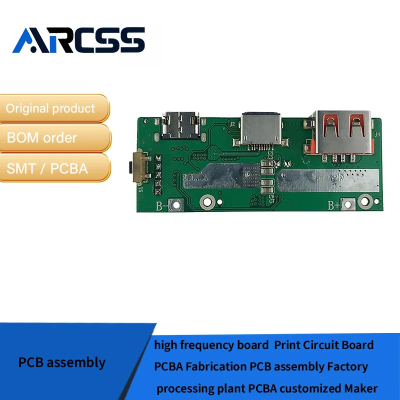 Hoogfrequente printplaat PCBA Fabricage PCB-assemblage Fabrieksverwerkingsfabriek PCBA aangepaste Maker