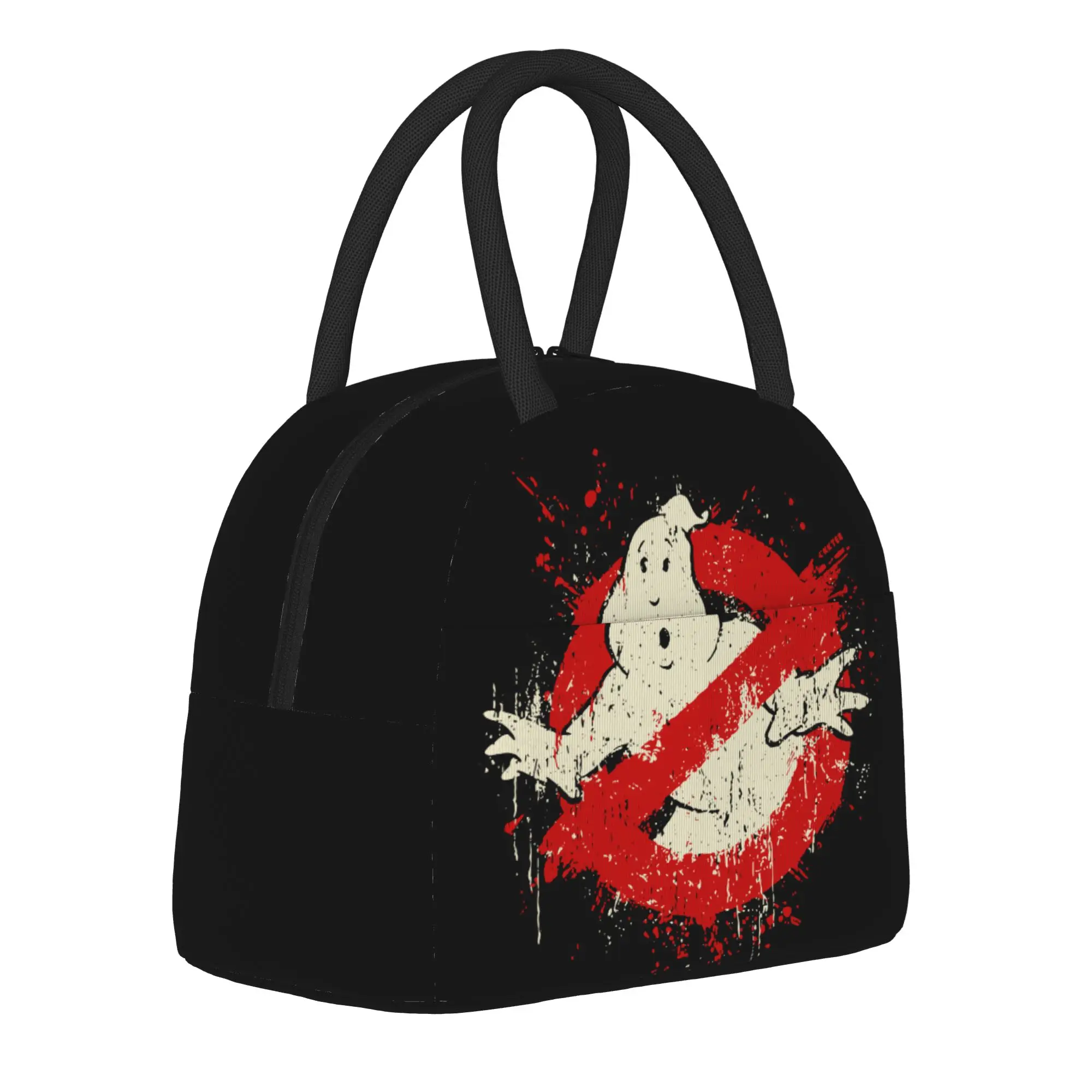 Ghostbuster Film Insulated Lunch Bags High Capacity Movie Cartoon Lunch Container Thermal Bag Tote Lunch Box Food Handbags
