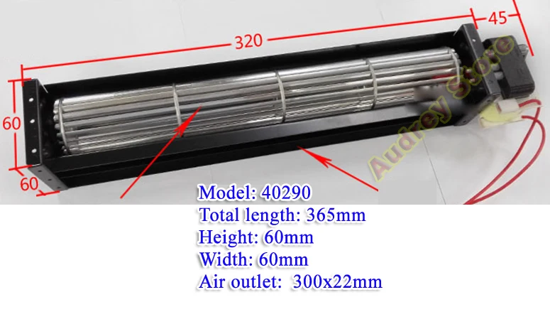 Imagem -06 - Rolo tipo Ventilador de ar do Ventilador de Resfriamento de Fluxo Cruzado e Stepless Governador 220v 40250 40290 40350 40420