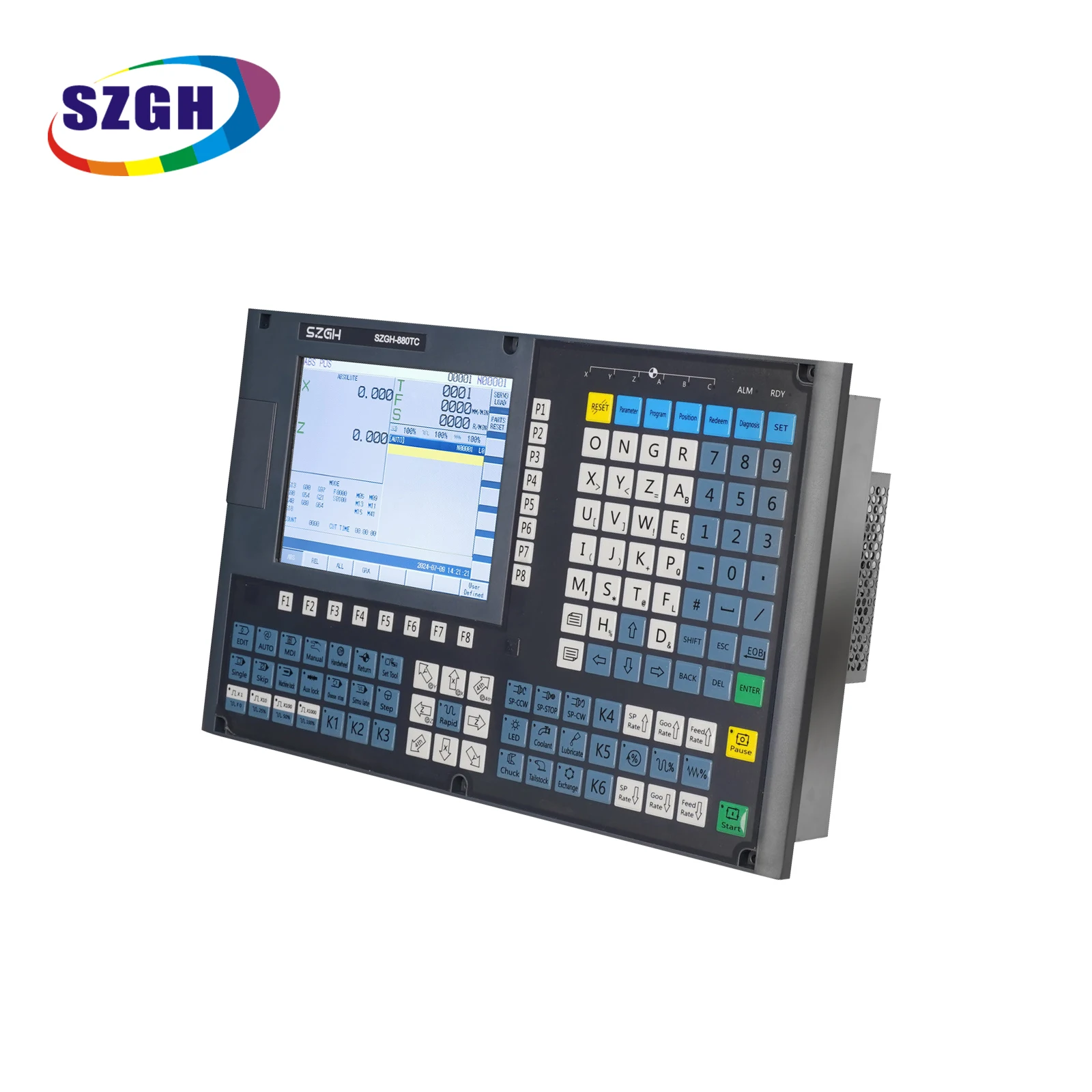 

High Precision SZGH Lathe Cnc Controller 6 Axis Lathe and Turning Controller Cnc Kit Support Position Feedback