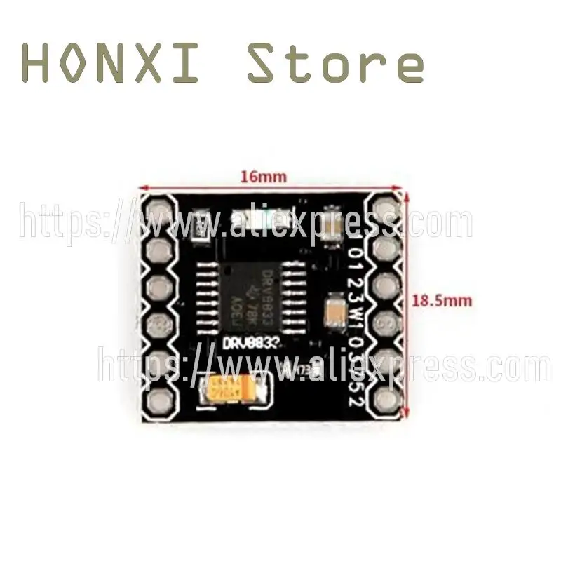 2 pezzi Dc motor driven plate 2 modulo driver motore stradale DRV8833 modulo driver motore di dimensioni compatte