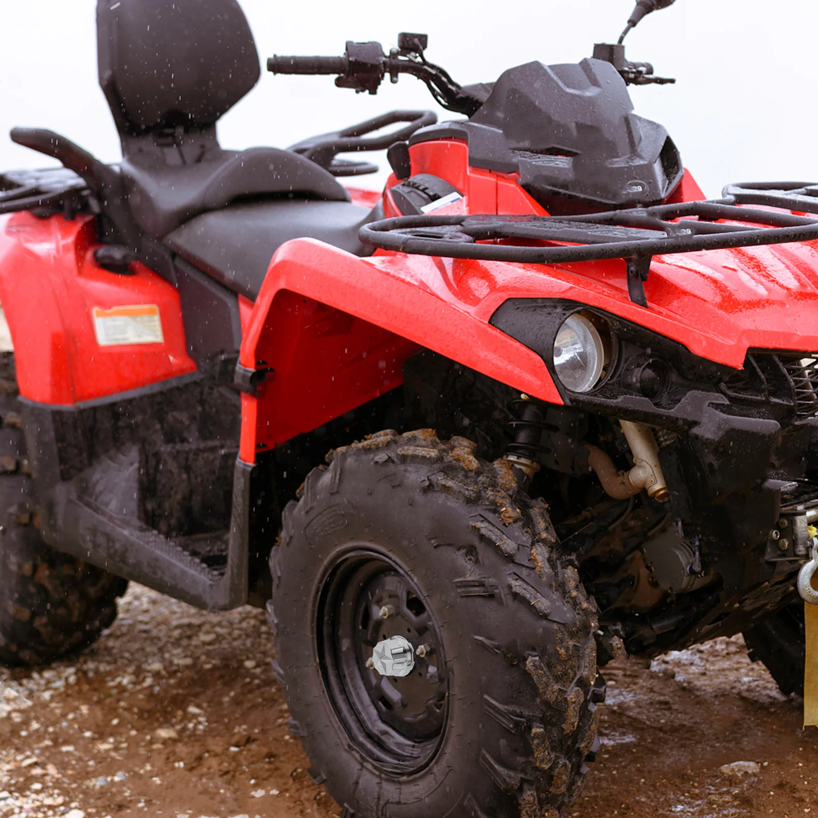 

4Pcs Wheel Center Caps for Go Kart Plastic Hubcap Stylish Protective Rim Cover for Atv Utv Drift Car Golf Cart Accessories