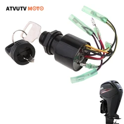6 Wires Boat Engine Ignition Key Switch For Mercury Outboard Motors 3 Pos 40hp 45hp 50hp 60hp 90hp 115hp 150hp 225hp 87-17009A5