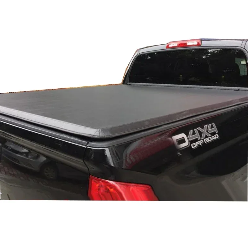 PVC soft Tri-fold Pickup Tonneau Cover For Great Wall Pao GWM POER Cannon hilux vigo revo d-max ranger triton L200