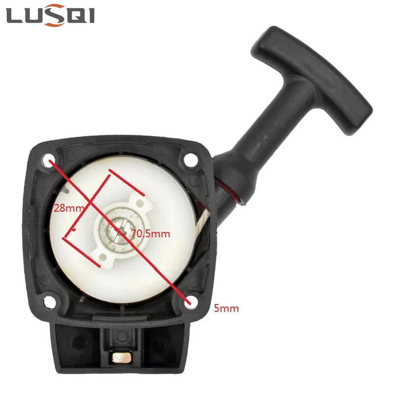 Imagem -03 - Lusqi Recoil Puxar Starter G26 Ajuste Zenoah G26l Husqvarna 226r Jardim Ferramentas a Gasolina Cortador de Escova Começar Substituições