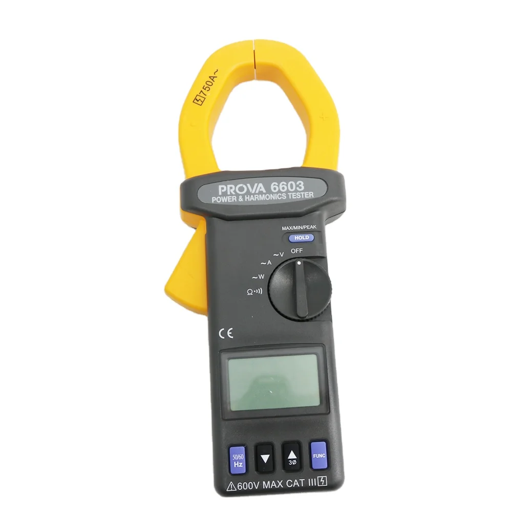 PROVA-6603 Power Analyzer Meter Power Quality Clamps Power&Harmonics Tester AC Current AC Voltage Resolution 0.1 PROVA6603