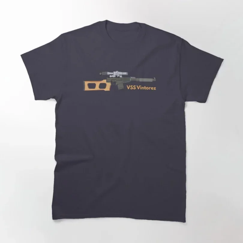 VSS Vintorez Soviet Special Sniper Rifle T-Shirt New 100% Cotton O-Neck Summer Short Sleeve Casual Mens T-shirt Size S-3XL