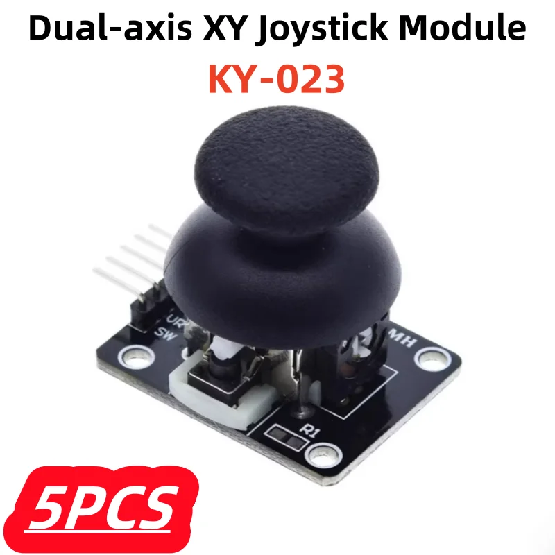 5Pcs/lot 100% New Higher Quality Dual-axis XY Joystick Module PS2 Joystick Control Lever Sensor For arduino KY-023