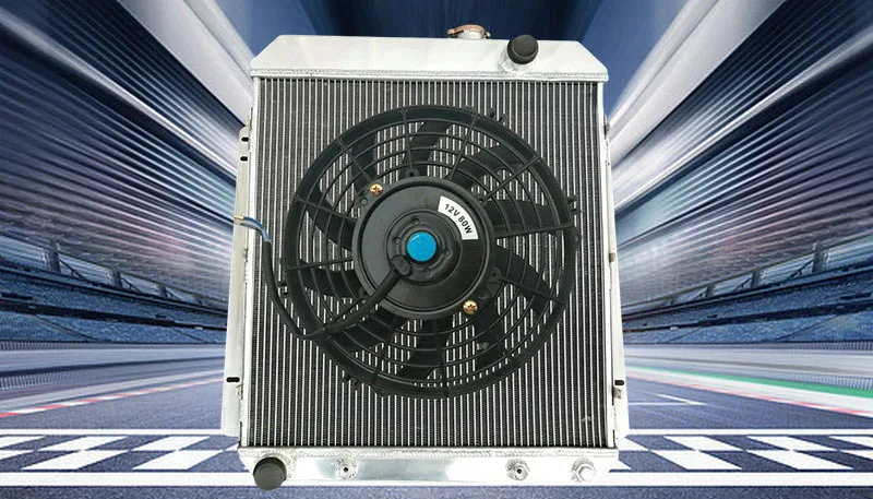 ALUMINUM RADIATOR & FAN FOR BUICK SPECIAL/ Roadmaster /Century/Super/ 1954-1956 1955 54 55 56 1955 1954 1956