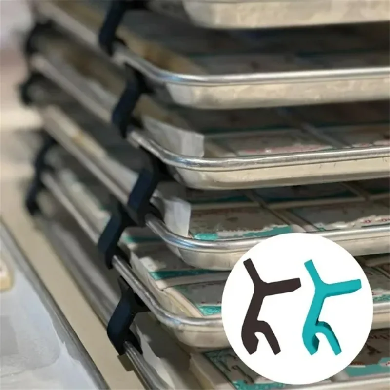 Stapelbarer Keksblatt-Organizer, platzsparendes Backblechregal für die Aufbewahrung von Ofen, Mehrzweck-Küchenhelfer für Kekse