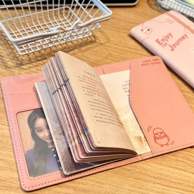 2025 Game Love and Deepspace Business Passport Covers Holder Multi-Function ID Bank Card Xavier Zayne Rafayel ralayo Sylus Gift