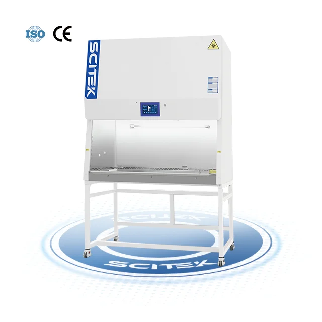Lab Vertical Laminar Flow Cabinet 750mm Work Surface Height HEPA Filter Front Sliding Sash Interlock with Fan and UV Lamp