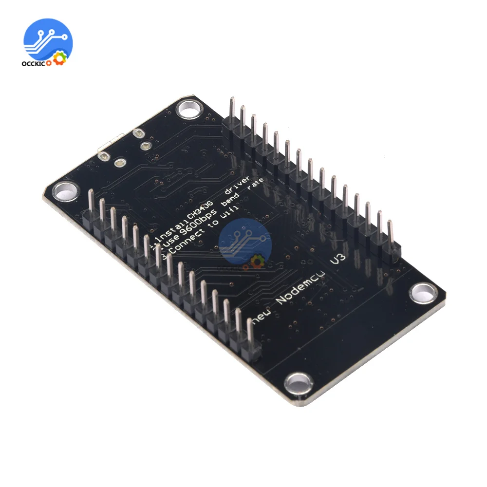 Esp8266 ch340g ch340 g nodemcu v3 módulo wi fi sem fio micro conector usb placa de desenvolvimento baseado em ESP-12E