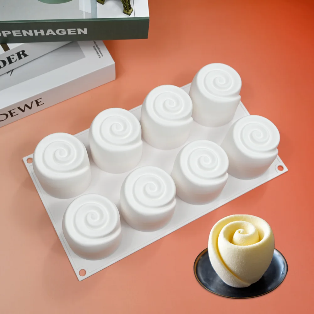 

Несклученные розы, формы для торта, сделай сам, 3D цветочный мусс, форма для выпечки десерта, желейный пудинг, трюфель, силиконовая форма, форма для чизкейка, кексов