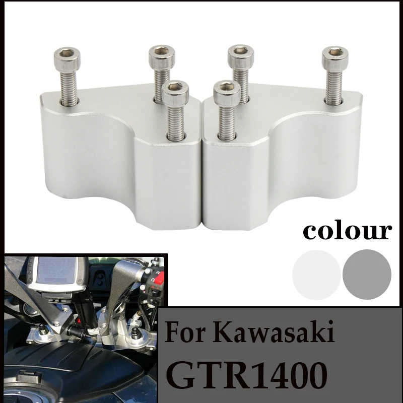 

Рулевые стойки для KAWASAKI GTR 1400 ZG1400 консоль 14 2008-2022 мотоциклетная ручка адаптер и шаровое Крепление мотоциклетный аксессуар