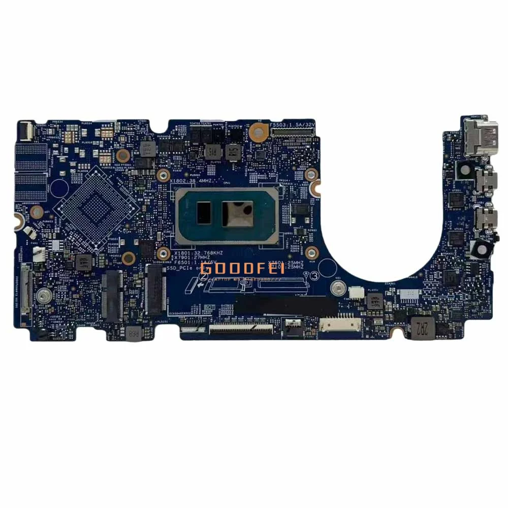 

Laptop Motherboard Notebook Mainboard Accessories CPU I3-1125G4 UMA 8G RAM For Dell Inspiron 13 5310 203121-1 100% Tested OK