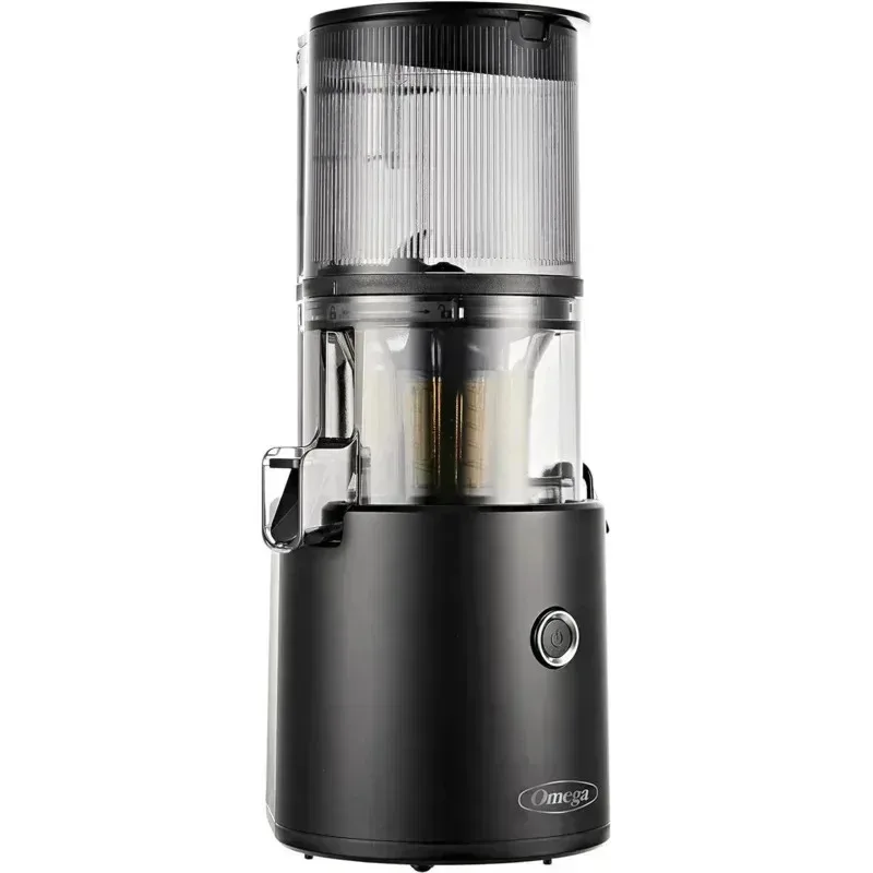 عصارة BELLOmega سهلة التنظيف وبطيئة المضغ للخضروات الباردة. سلسلة مستخرج عصير الفاكهة جهد. عصير الدفعة. كبير، علي