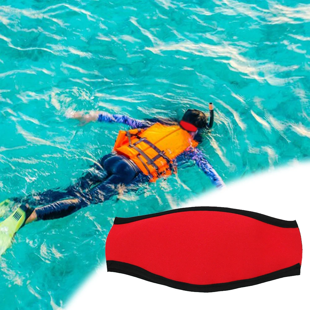Diving Mask Slap Strap Non-Slip Scuba Mask Straps Adjustable Neoprene Mask Strap Cover Goggle Strap Covers Water Sports