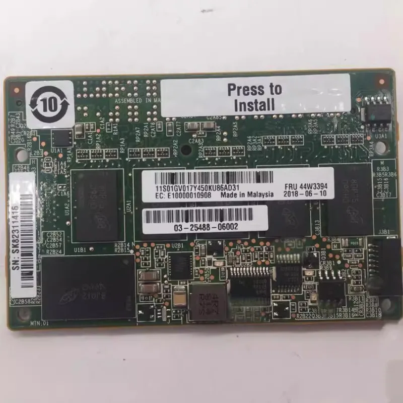 

Parts for IBM M5210 1G 2G Cache X3650M5 47C8661 44W3393 44W3394 44W3395
