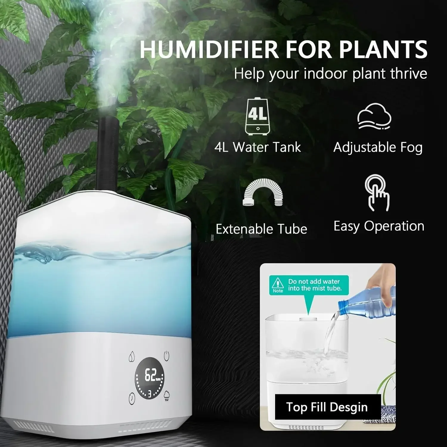 

Комплект для выращивания растений Upgrade Integrated Auto Grow Tent Kit, полный комплект, светодиодный светильник S1000, гроутент 32"x32"x64", вентиляция 4 дюйма с канальным вентилятором.