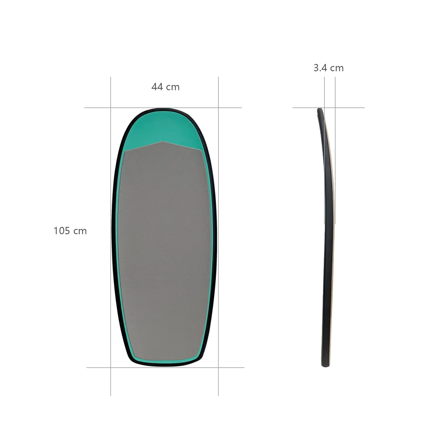 Hot Selling 105CM 13.2L Hydrofoil Hardboard Green EPS+Carbon Fiber Material with Super Buoyancy Waterplay Surfing Tool Accessory