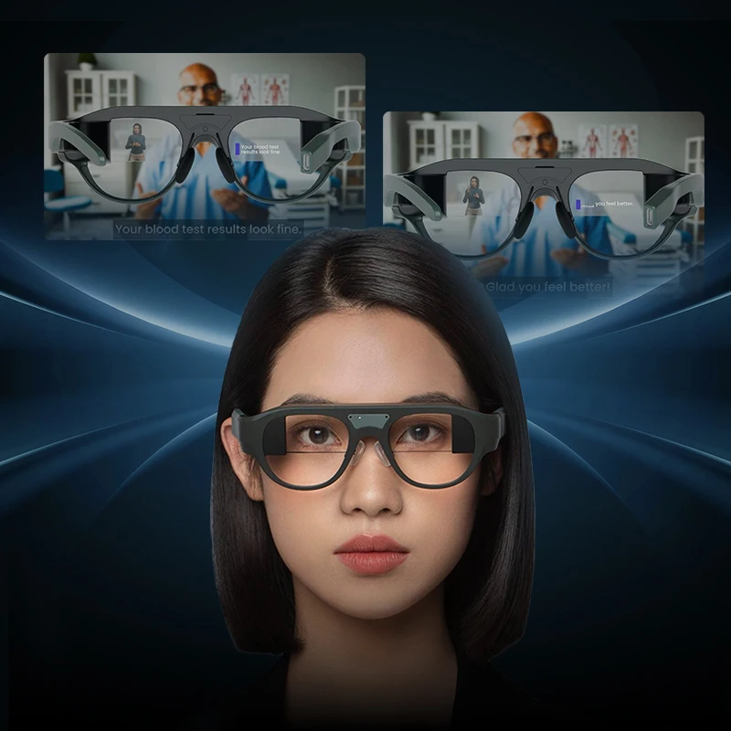 High Quality Meta Factory Manufacturer 3d Ar Glasses Metaverse Smart Glass Clear Vision Vr Glasses To Help The Hearing-Impaired