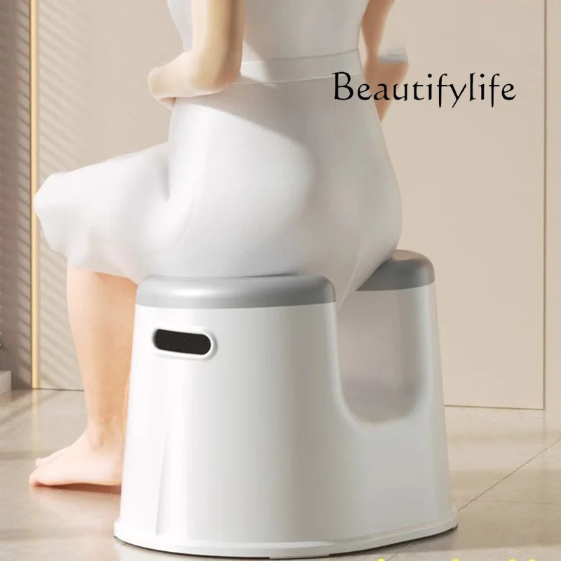 

Nordic Disabled Bathroom Chair Shower Minder Elderly Medical Stool Portable Small Space Saving Low Cabeceros Home Furniture