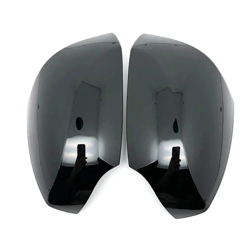 For Renault Megane MK3 2008-2015 Car Replacement Rearview Side Mirror Cover Wing Cap Exterior Door Rear View Case Trim Black