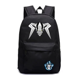 Anime Teens School Bags for Girls Print Kurosaki Ichigo zaini uomo Cartoon Canvas Women Zipper Backpack Kids