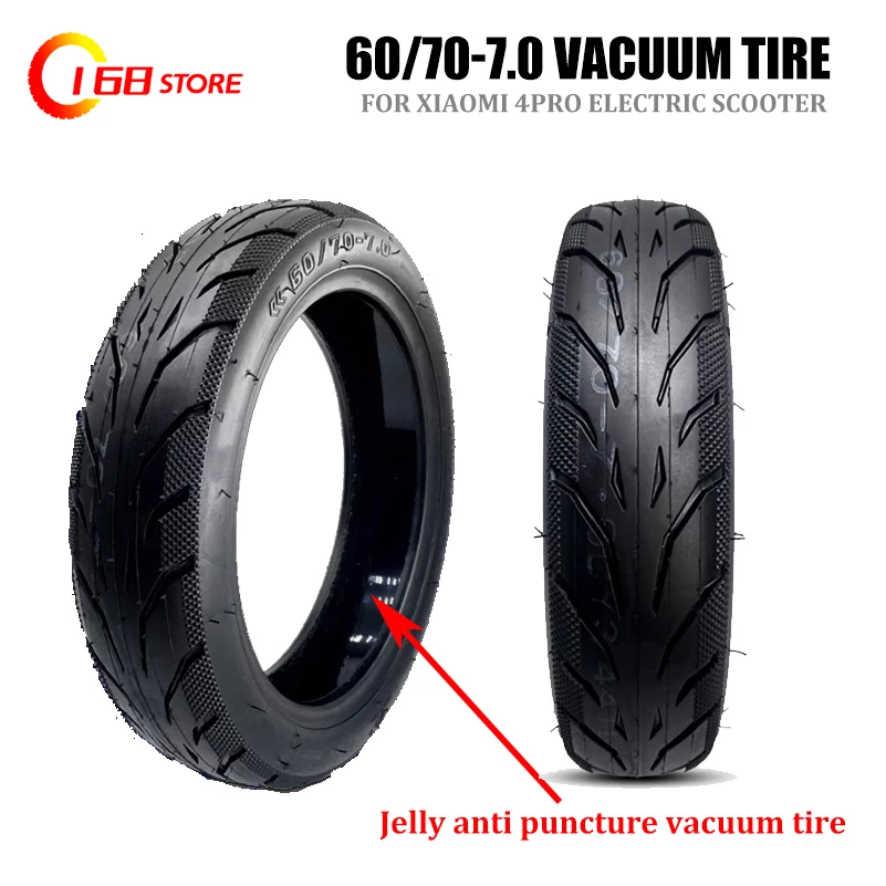 10 Inch 60/70-7.0 Jelly anti puncture vacuum tire For Xiaomi 4Pro Electric Scooter Wheel Tires Accessories