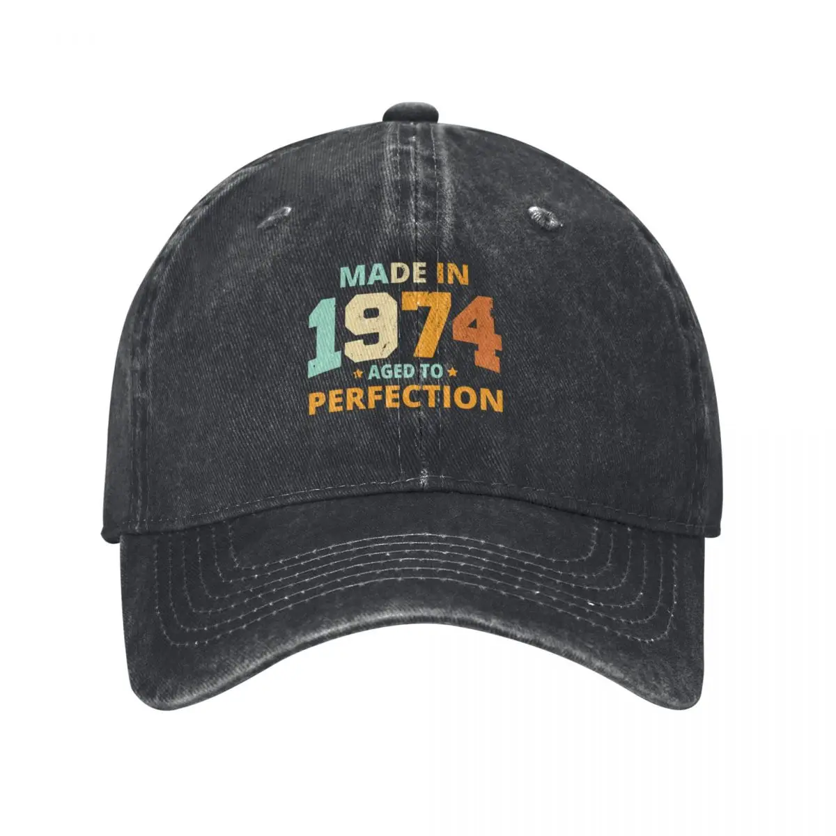 Made In 1974 Aged To Perfection Baseball Cap hard hat beach hat Beach Bag custom Hat Elegant Women's Hats Men's