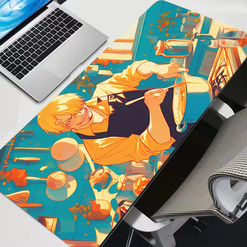 

Anime Pad Mouse HD One Piece Print Computer Gamer Locking Edge Mousepad XXL Keyboard PC Mice Mats Pad durable for csgo