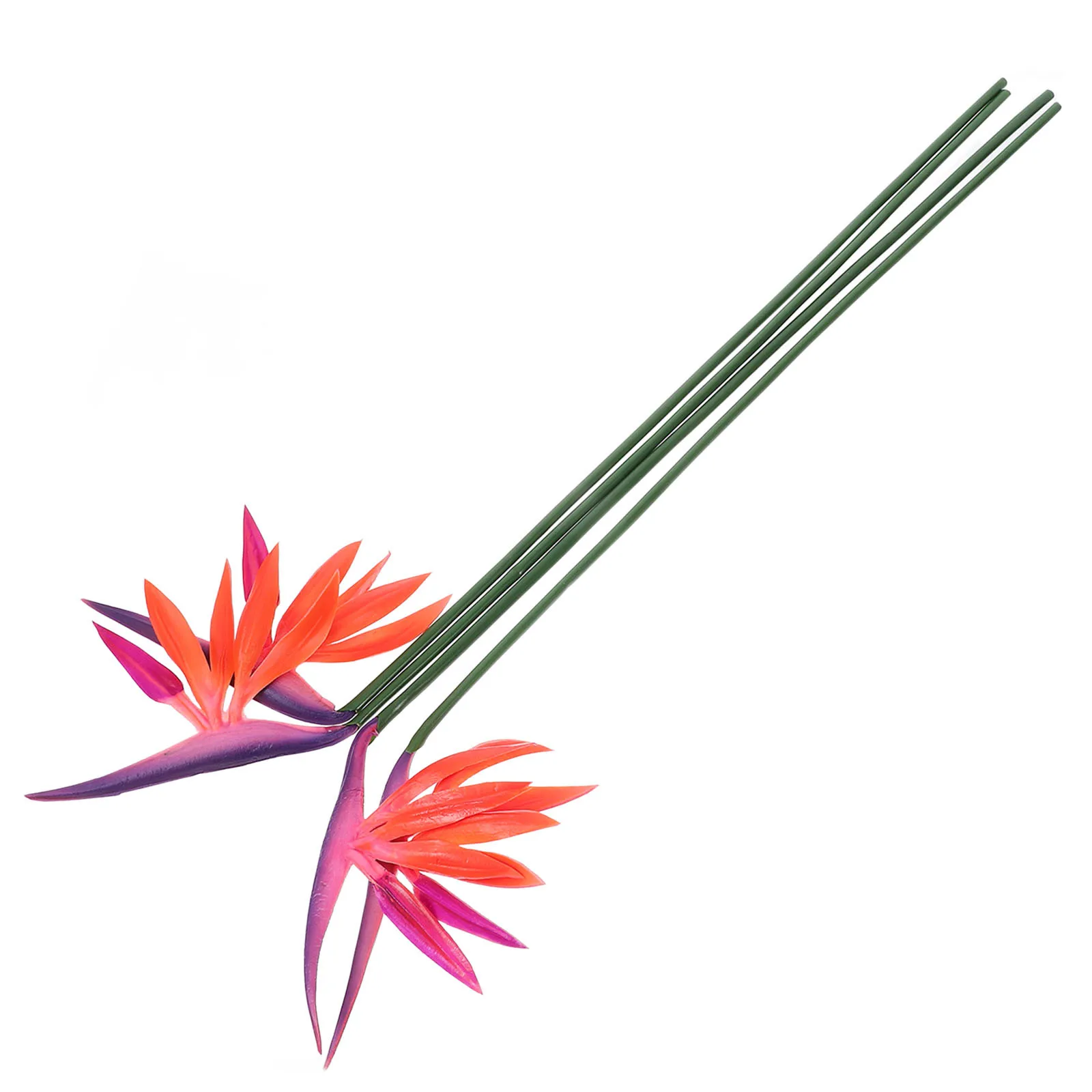 

4Pcs Lifelike Tropical Faux Flowers Large Elegant Decoration for Home and Wedding Events Tropical Artificial Flowers