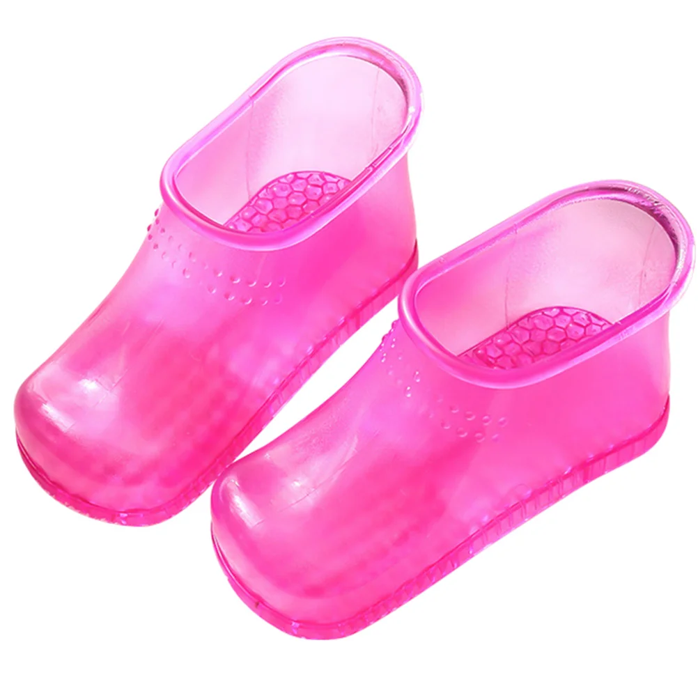 

Foot Bath Shoes Bucket Soaking Spa Boots Basin Soak Washing Boot Tub Pedicure Toe Feet Slippers PVC Foot Soaking Boots