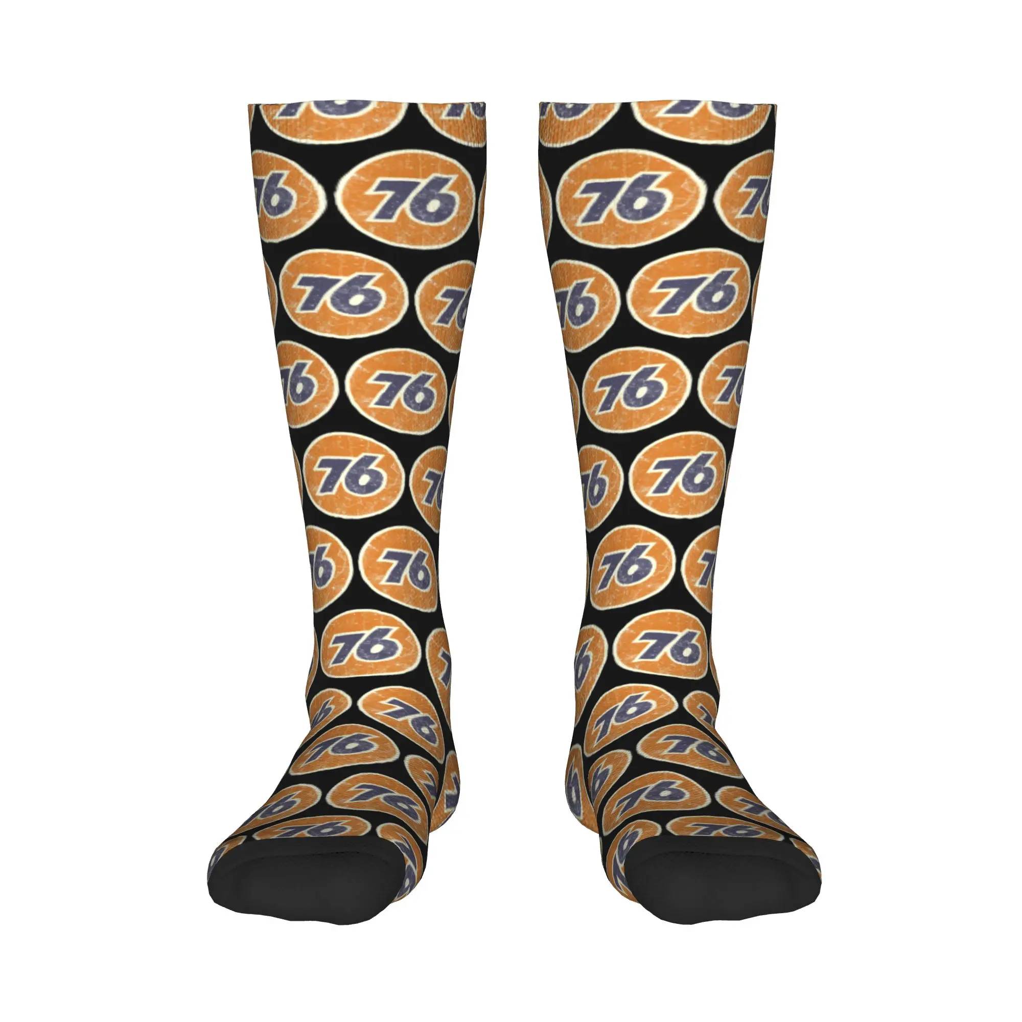 All Seasons Crew Stockings 76 Oil Union Vintage Socks Harajuku Crazy Hip Hop Long Socks Accessories for Men Women